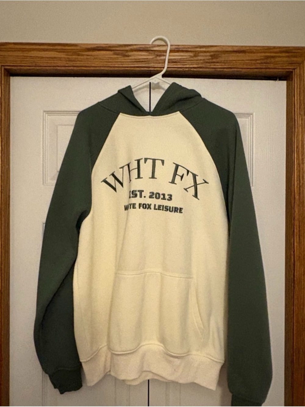 White fox hoodie